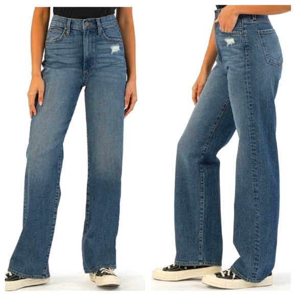 Kut from the Kloth Denim - NWOT Kut from the Kloth Sienna Wide Leg Baggy 90s Jeans